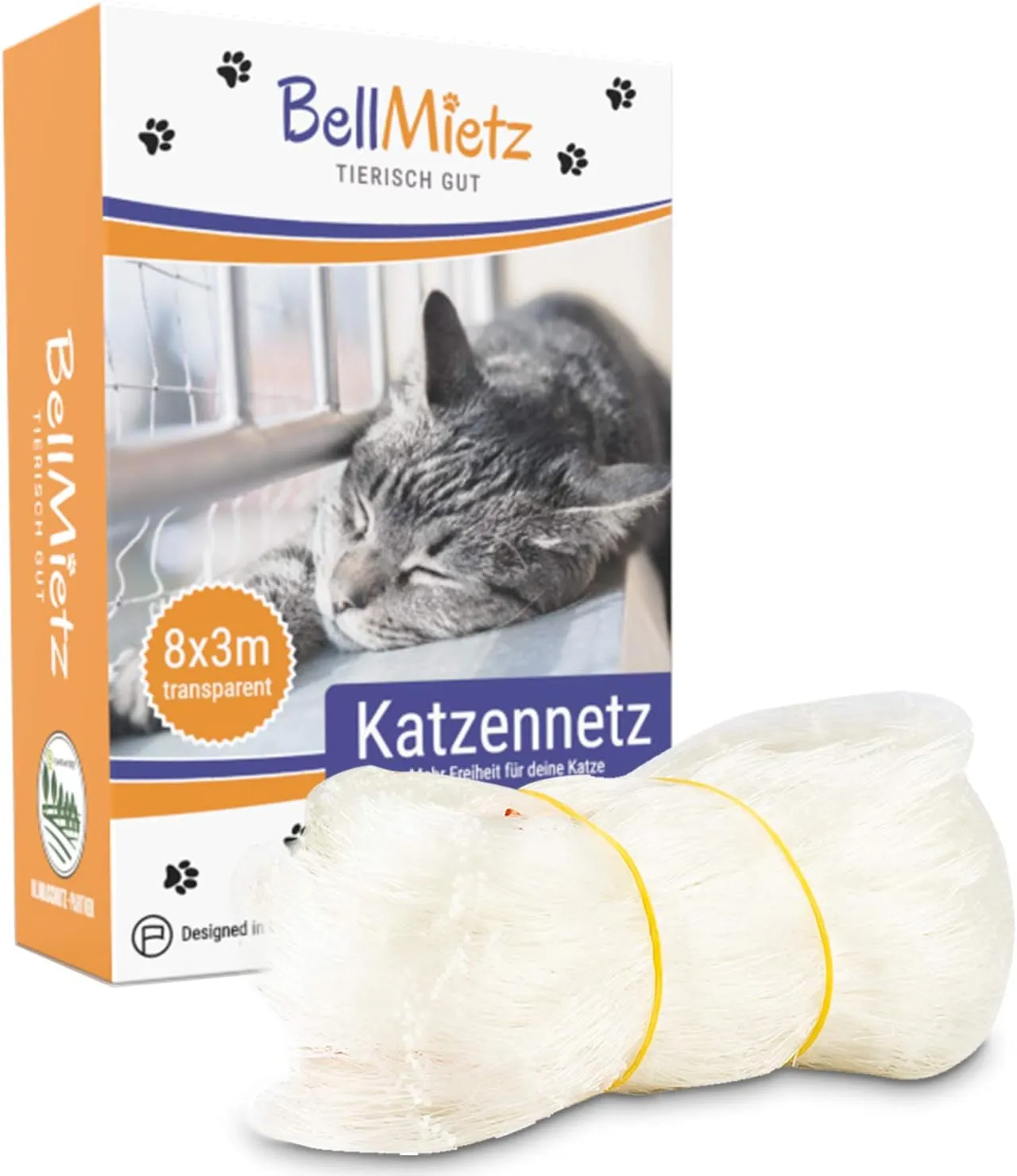 Red para Gatos BellMietz para Balcón y Ventana 8x3m Red para Gatos BellMietz para Balcón y Ventana 8x3m