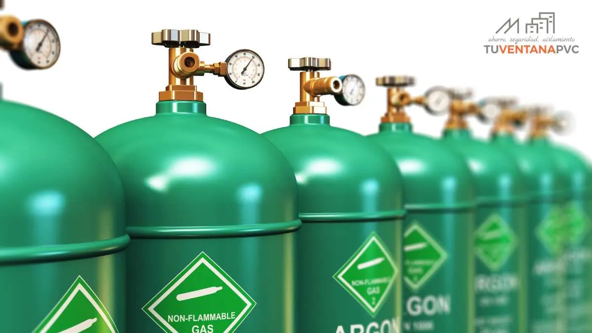 gas-argon Gas Argón